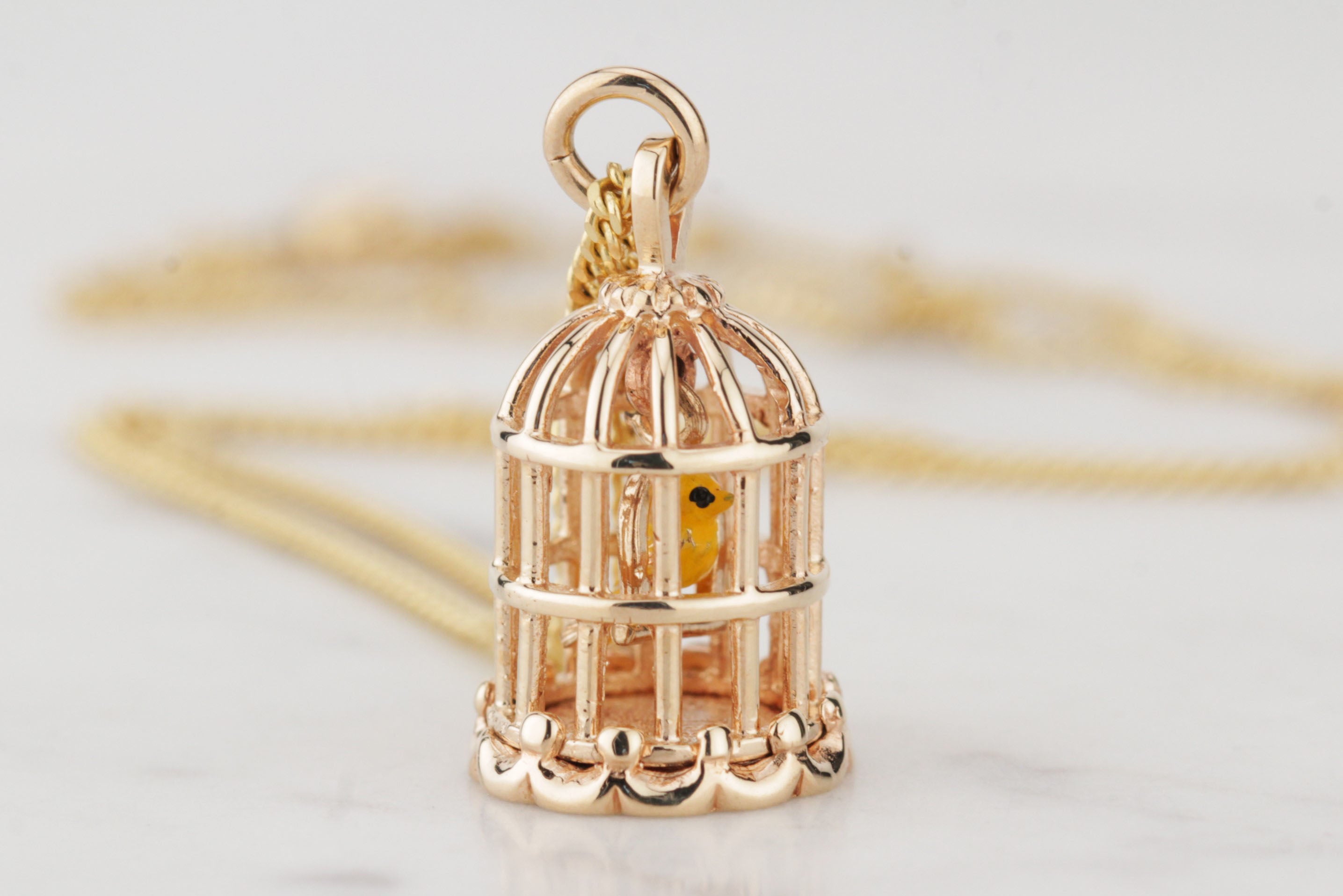 TALBOTS Bird Cage Necklace Perfect Condition | eBay
